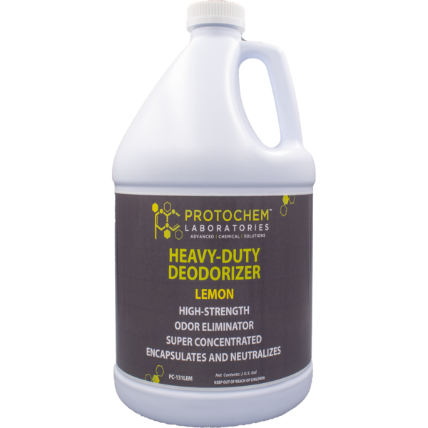 Protochem Laboratories Lemon Deodorizer And Cleaner Concentrate, 1 gal., EA1 PC-131LEM-1